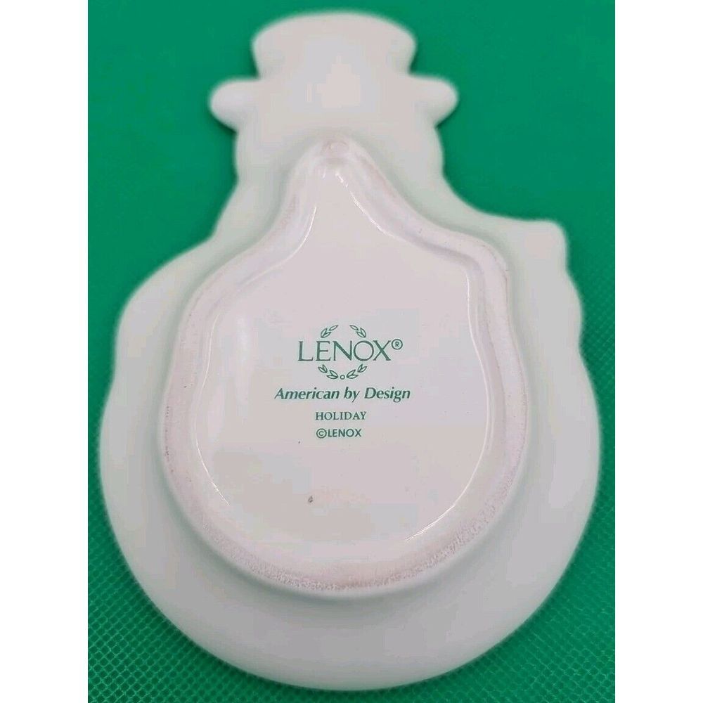 Lenox Snowman Spoon Holder. Good Quality. Very Festive. Good Pre Owned Condition - Picture 2 of 5